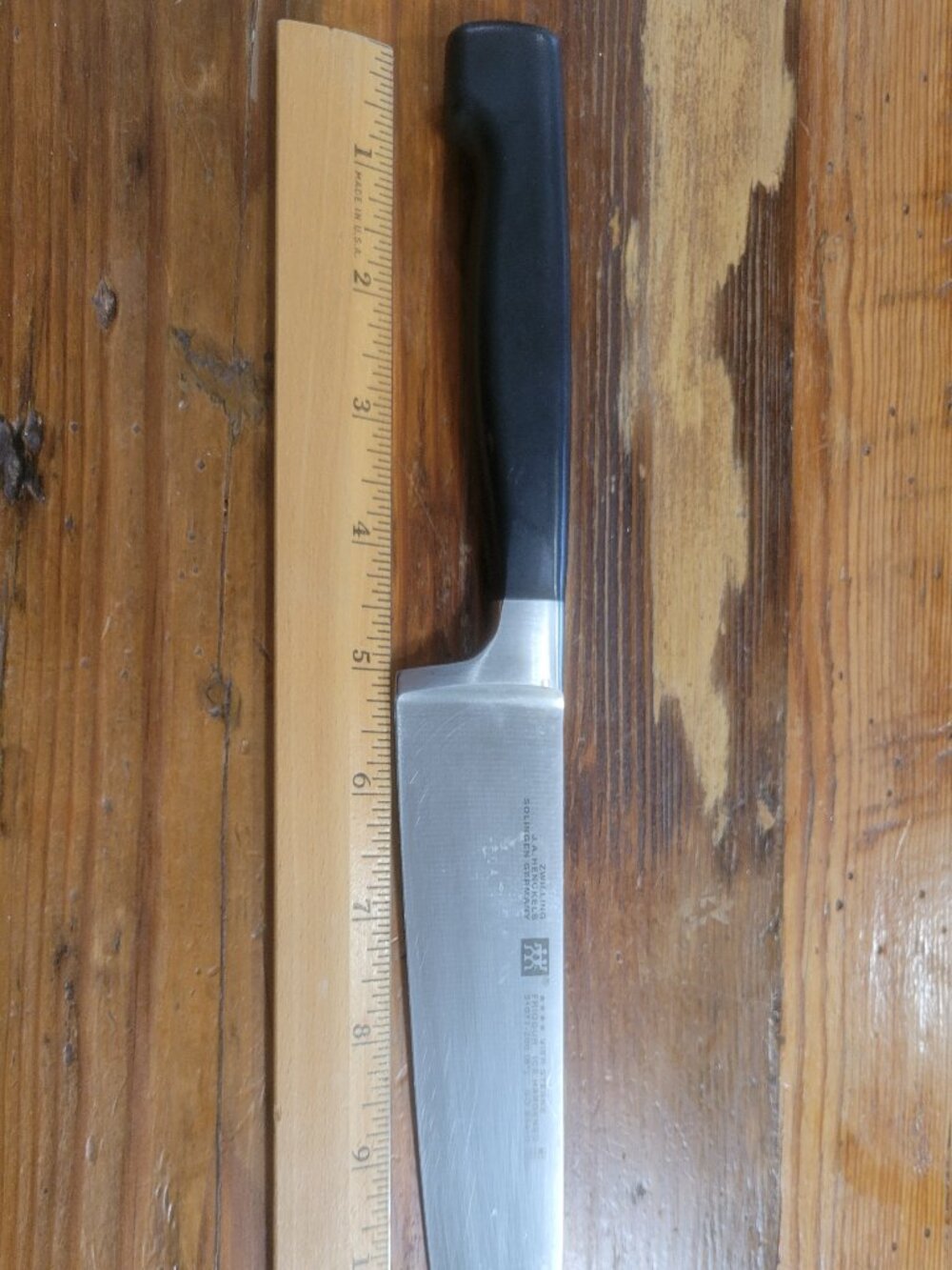 Zwilling J. A. Henckels Chefs Knife 8" Germany Vier Sterne No Stain Friodur